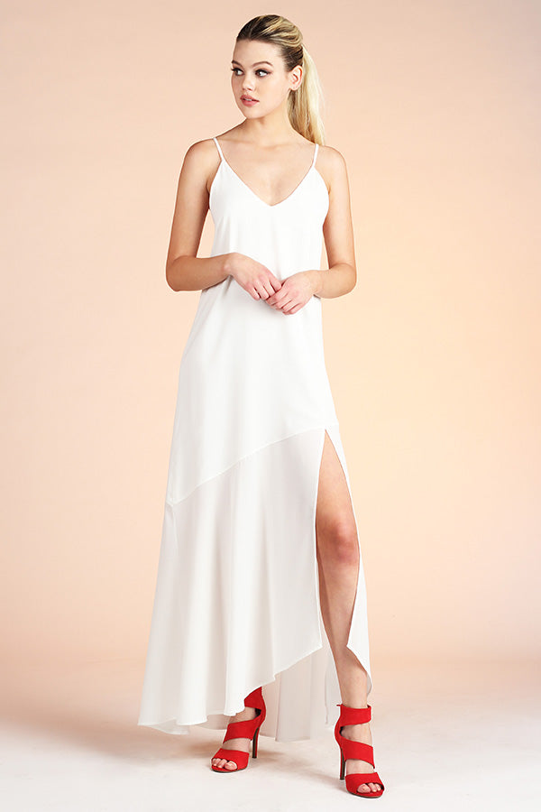Keep it Simple Maxi Dress - White