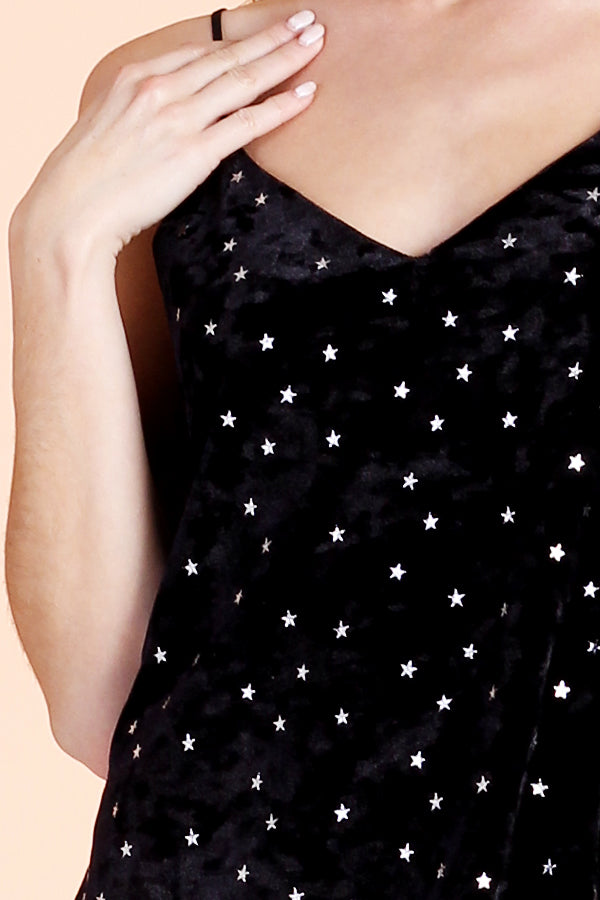 Rockstar Velvet Slip Dress – Ahri - Main Image