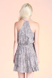 Mixed Dot Baby Ruffle Cami Dress - Ahri