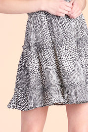 Mixed Dot Baby Ruffle Cami Dress - Ahri