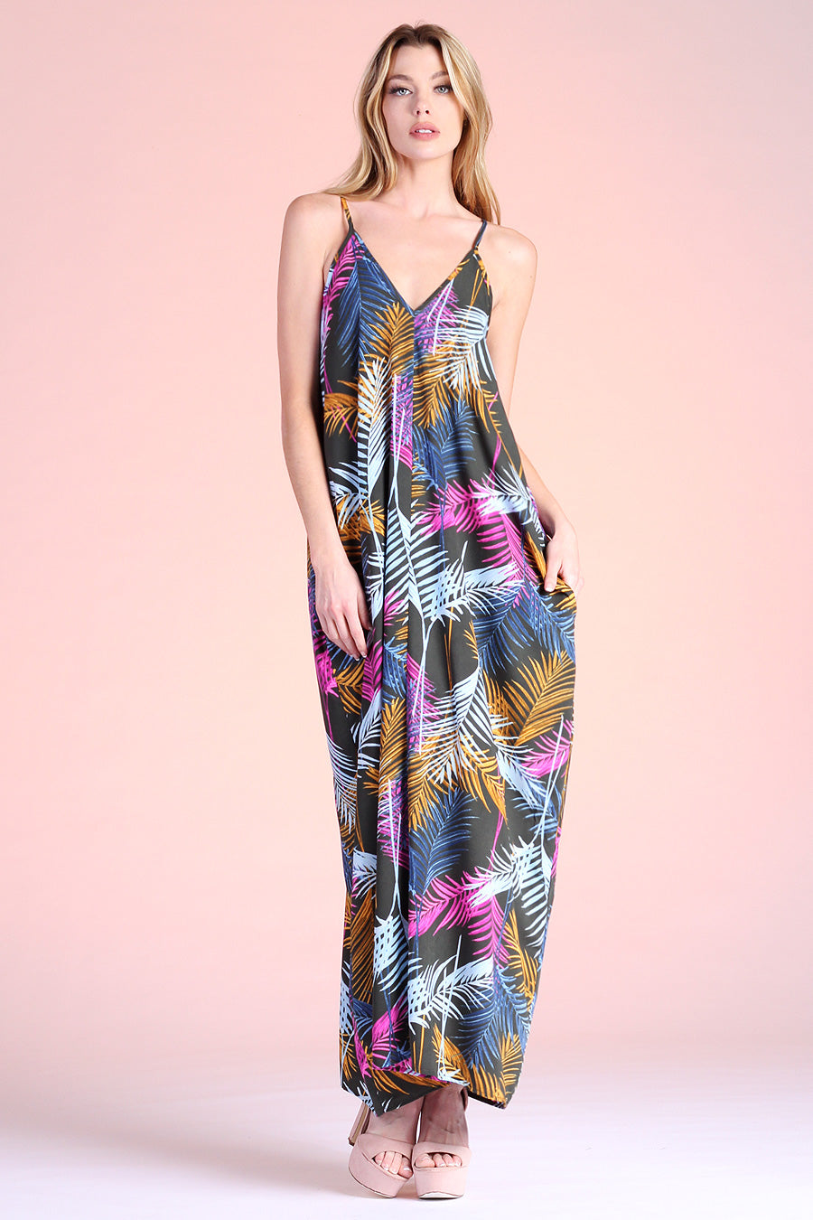 Havana Nights Cocoon Maxi Dress