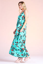Havana Fern Cocoon Maxi Dress