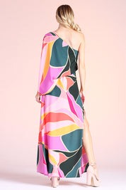 Metamorphosis Slouchy One Shoulder Maxi Dress