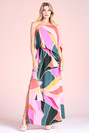 Metamorphosis Slouchy One Shoulder Maxi Dress