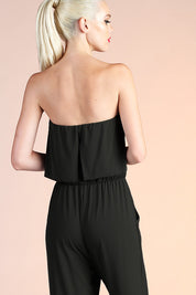 Simple Strapless Jumpsuit