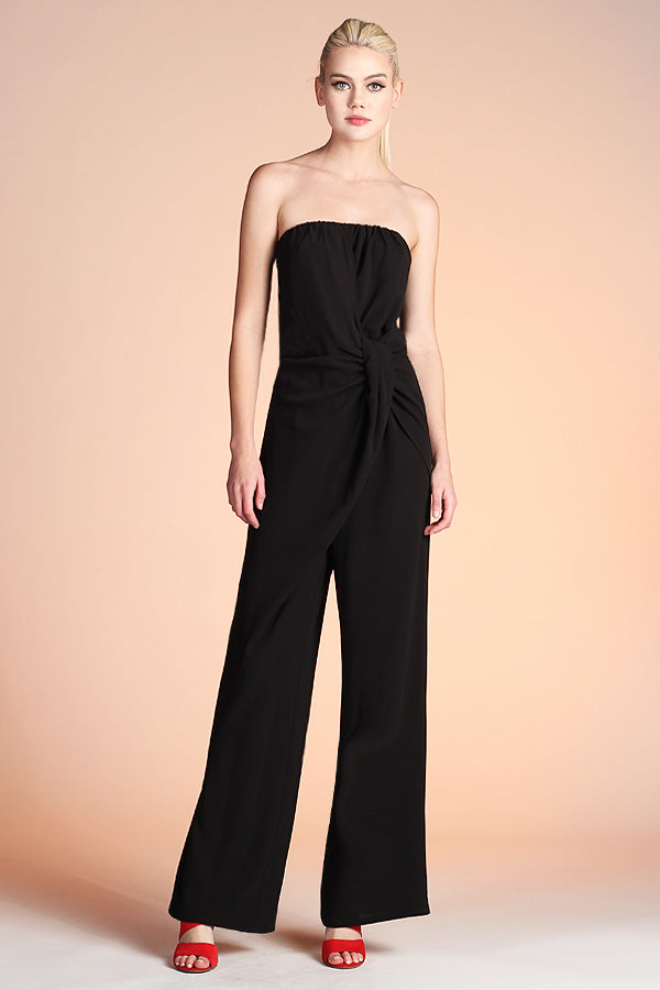 Twisted With Love Jumpsuit - Black