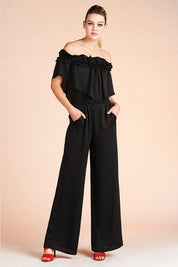 Nightingale Ruffle Jumpsuit - Ahri