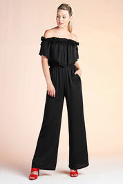 Nightingale Ruffle Jumpsuit - Ahri