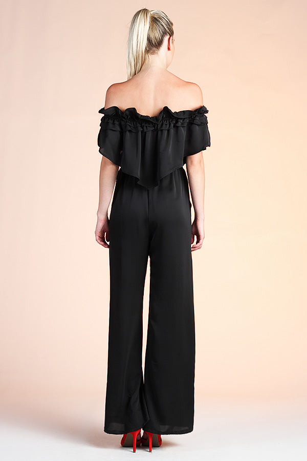 Nightingale Ruffle Jumpsuit - Ahri