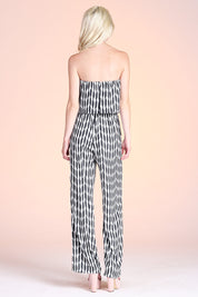 Geo Stripe Jumpsuit