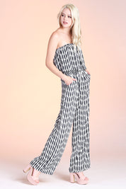 Geo Stripe Jumpsuit