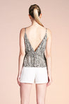 Teardrop Petal Tuck Pleat Cami Top - Ahri