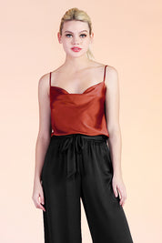Cowl At the Moon Satin Cami - Ahri