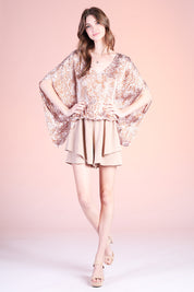 Tahoe Satin Caftan Top